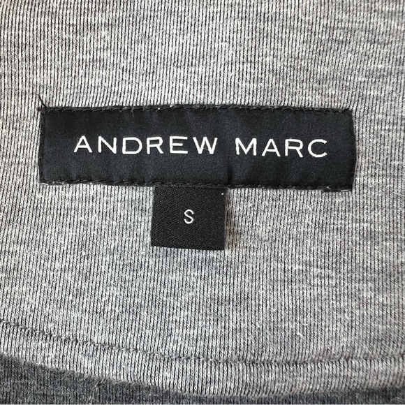 Andrew Marc Gray Hooded Tech Jacket Women’s Small Modern Urban Coat - Picture 3 of 7